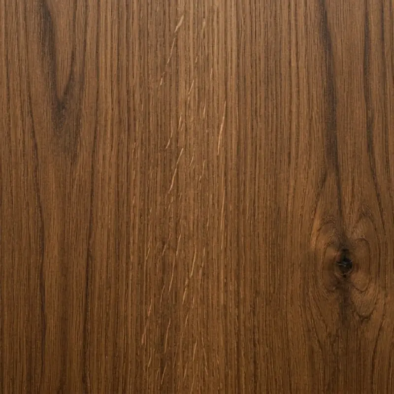 Oak grain with dark oil, close up